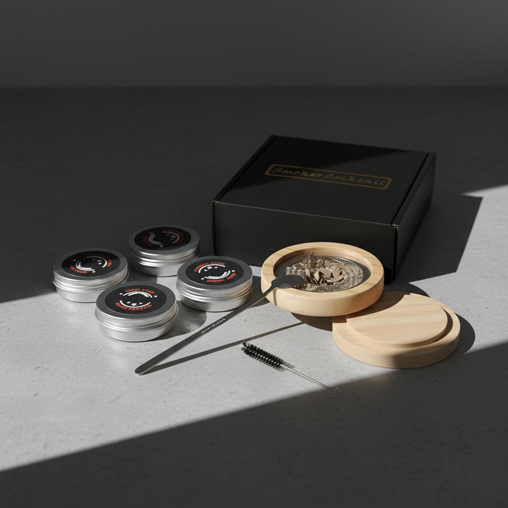 Kit Affumicatore per Whisky - 4 Aromi in Legno Naturale GuerraHome