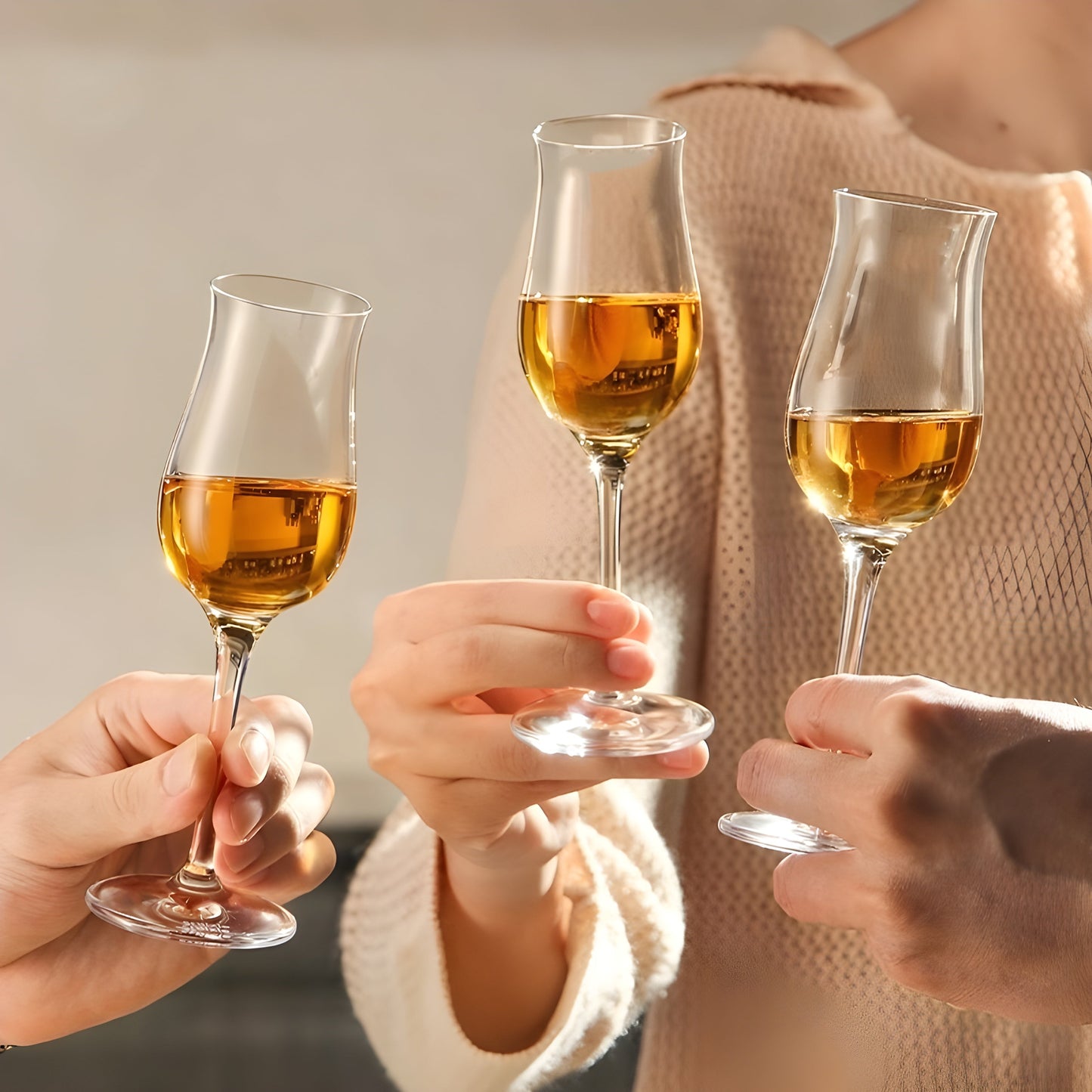 Calice Professionale Copita da Sommelier in Cristallo – Bicchiere Tulip Elegante per Whisky, Brandy e Sherry GuerraHome