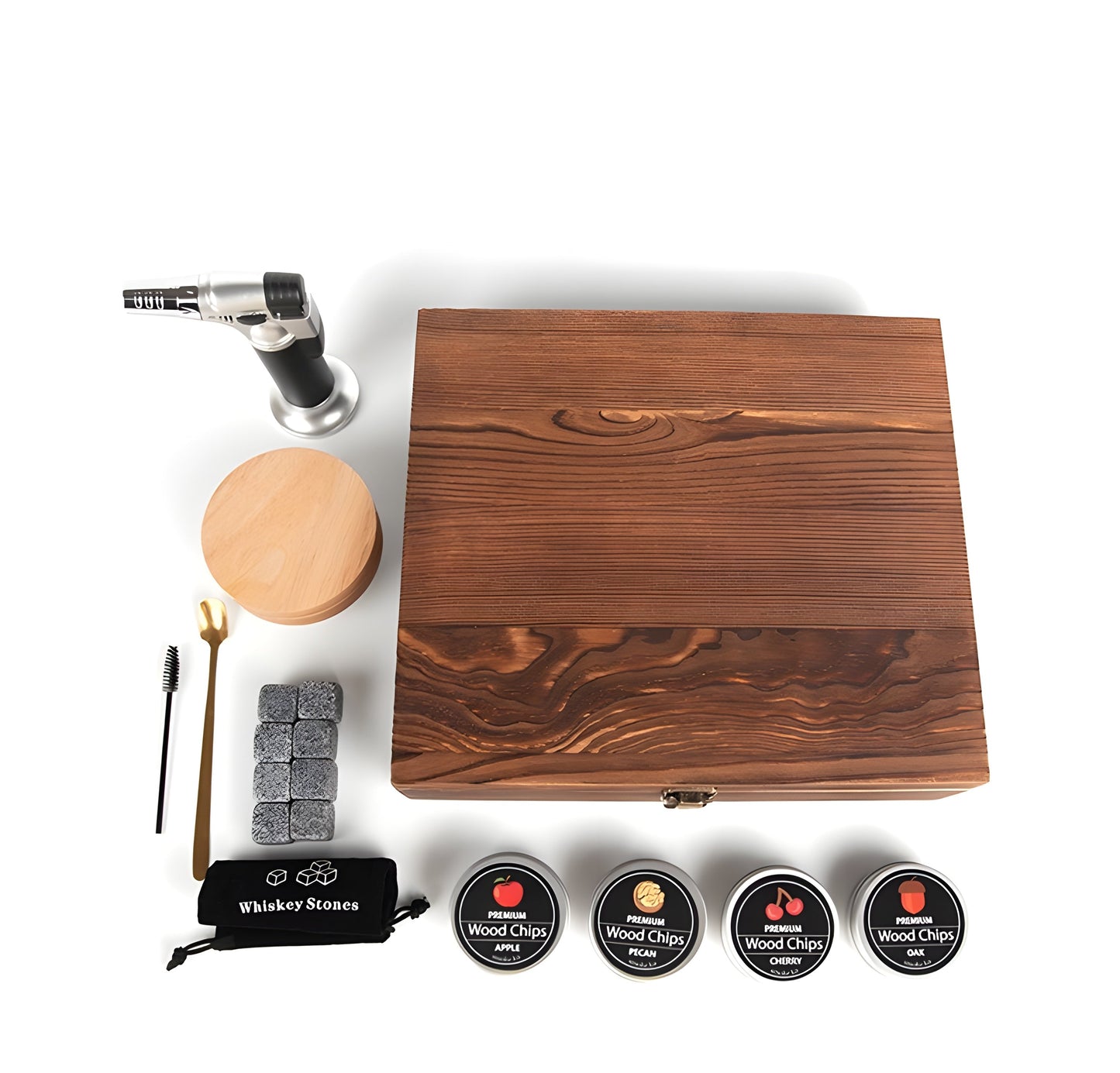 Kit Affumicatore per Cocktail - Con Scatola in Legno Regalo GuerraHome