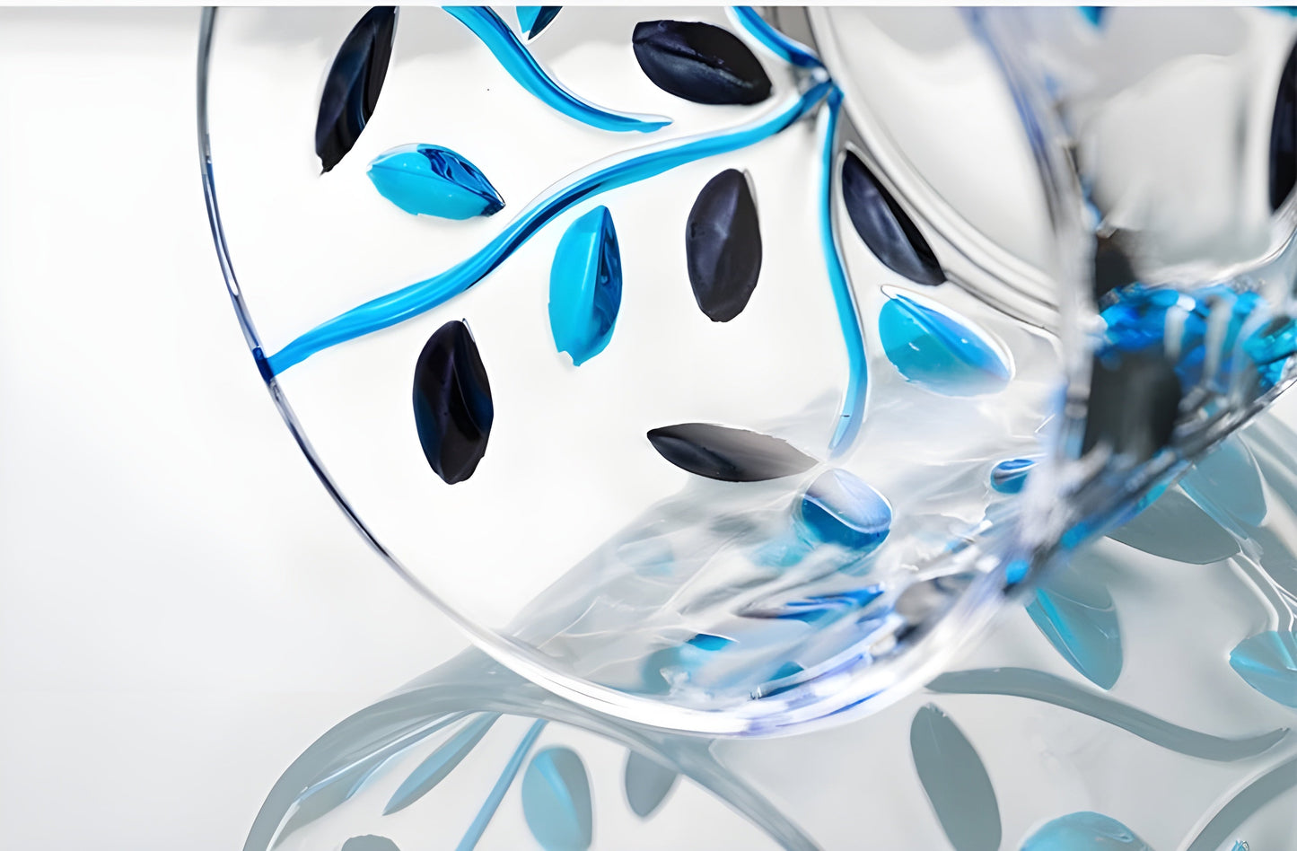 Bicchiere in Cristallo ‘Cielo Blu’ – Collezione Murano | Design Ispirato a Zecchin GuerraHome