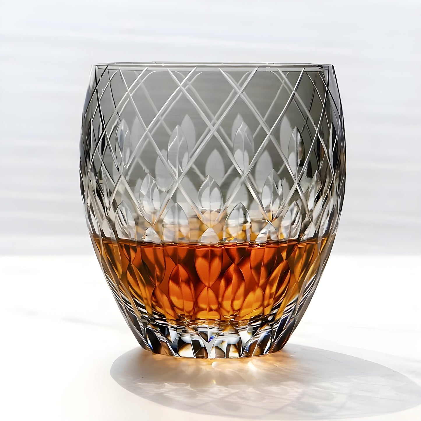 Bicchiere Edo Kiriko – Kaleidoscopio Giapponese – Scatola in Legno GuerraHome