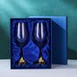 Enamel Goblet Crystal Glass Cup Home Use Set GuerraHome