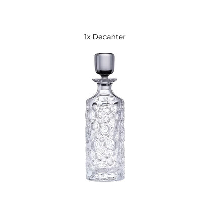Set di Bicchieri e Decanter in Cristallo Bohemia – Modello 'Lisbona Lucido'