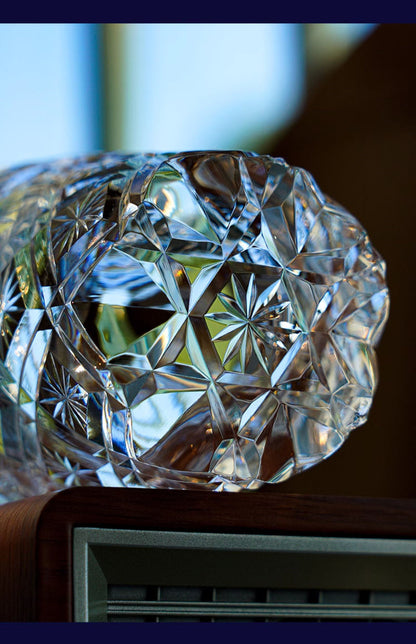 Bicchiere Edo Kiriko – Fioriture– Scatola in Legno GuerraHome