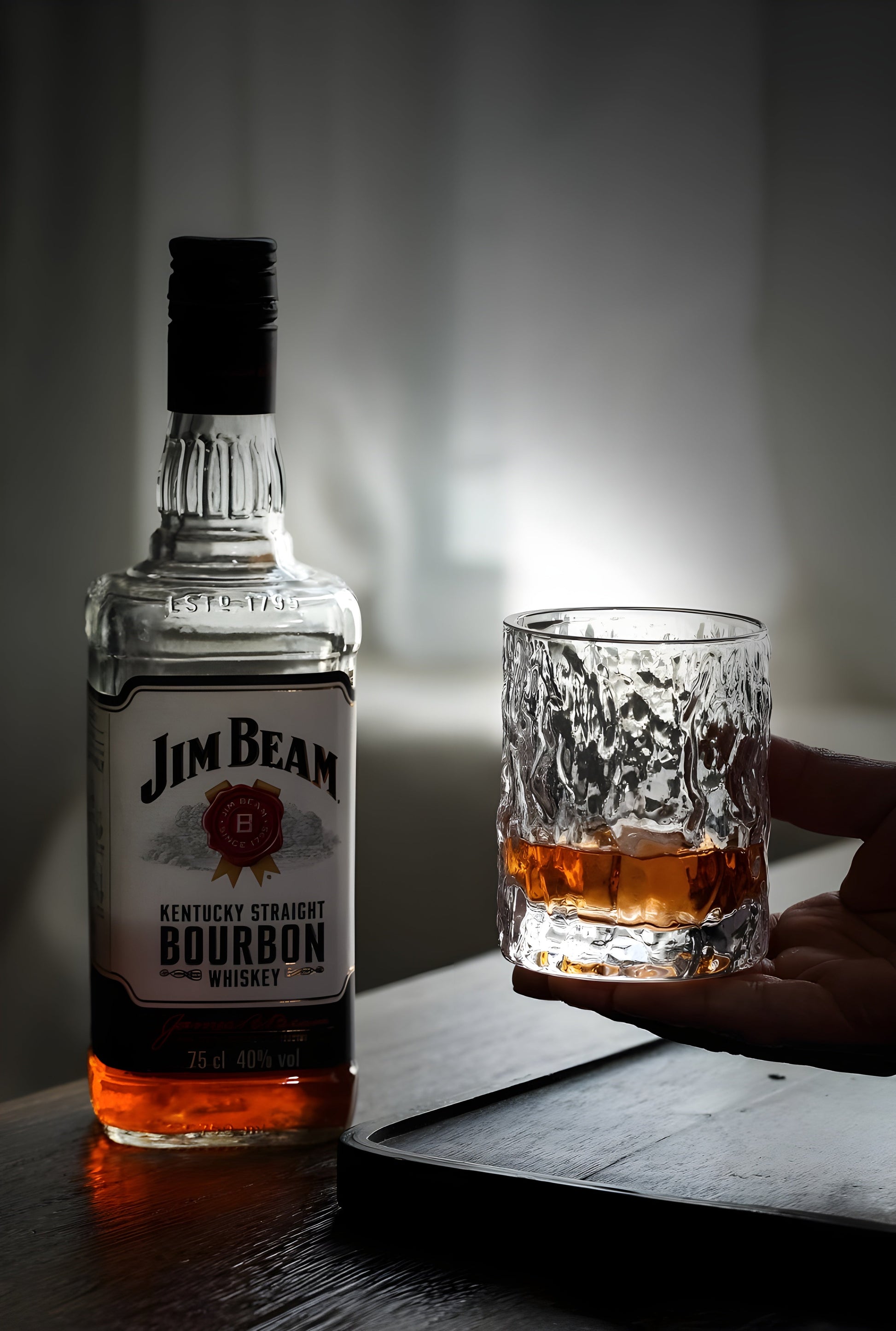 Japanese EDO First Snow Old Fashioned Glass Whiskey Cup Wood Gift Box Whisky Thick Crystal Hammer Heavy Wine Tumbler Beer Mug GuerraHome