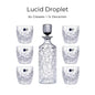 Set di Bicchieri e Decanter in Cristallo Bohemia – Modello 'Lisbona Lucido'