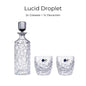 Set di Bicchieri e Decanter in Cristallo Bohemia – Modello 'Lisbona Lucido'