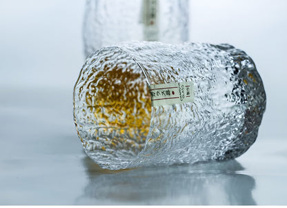 Bicchiere da Whisky Edo Kiriko in Cristallo – Intagliato a Mano - Scatola in legno GuerraHome