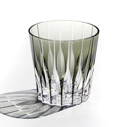 Bicchiere Edo Kiriko – Kagami Design 'Asterismo' – Scatola in Legno GuerraHome