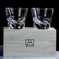 Wine Pair Cup Set Couples Original Wooden Box Gift GuerraHome