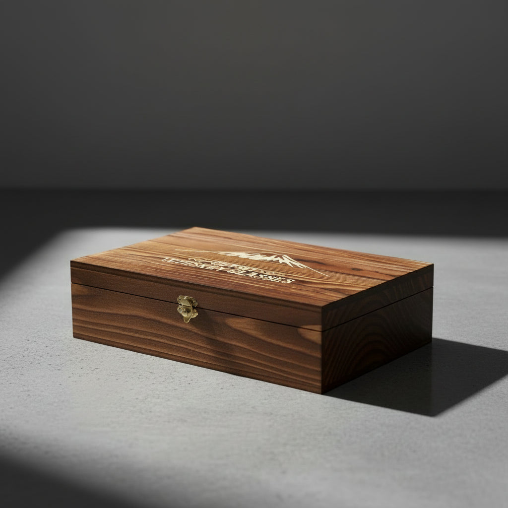 Set Bicchieri da Whisky “Four Seasons”  - Scatola in Legno