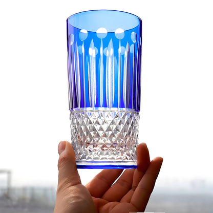 Bicchiere in Cristallo - 'Royal Blue Diamond' GuerraHome