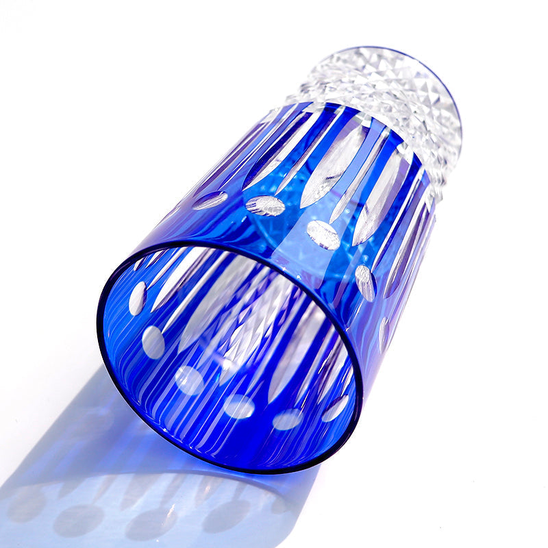 Bicchiere in Cristallo-  'Royal Blue Diamond' GuerraHome