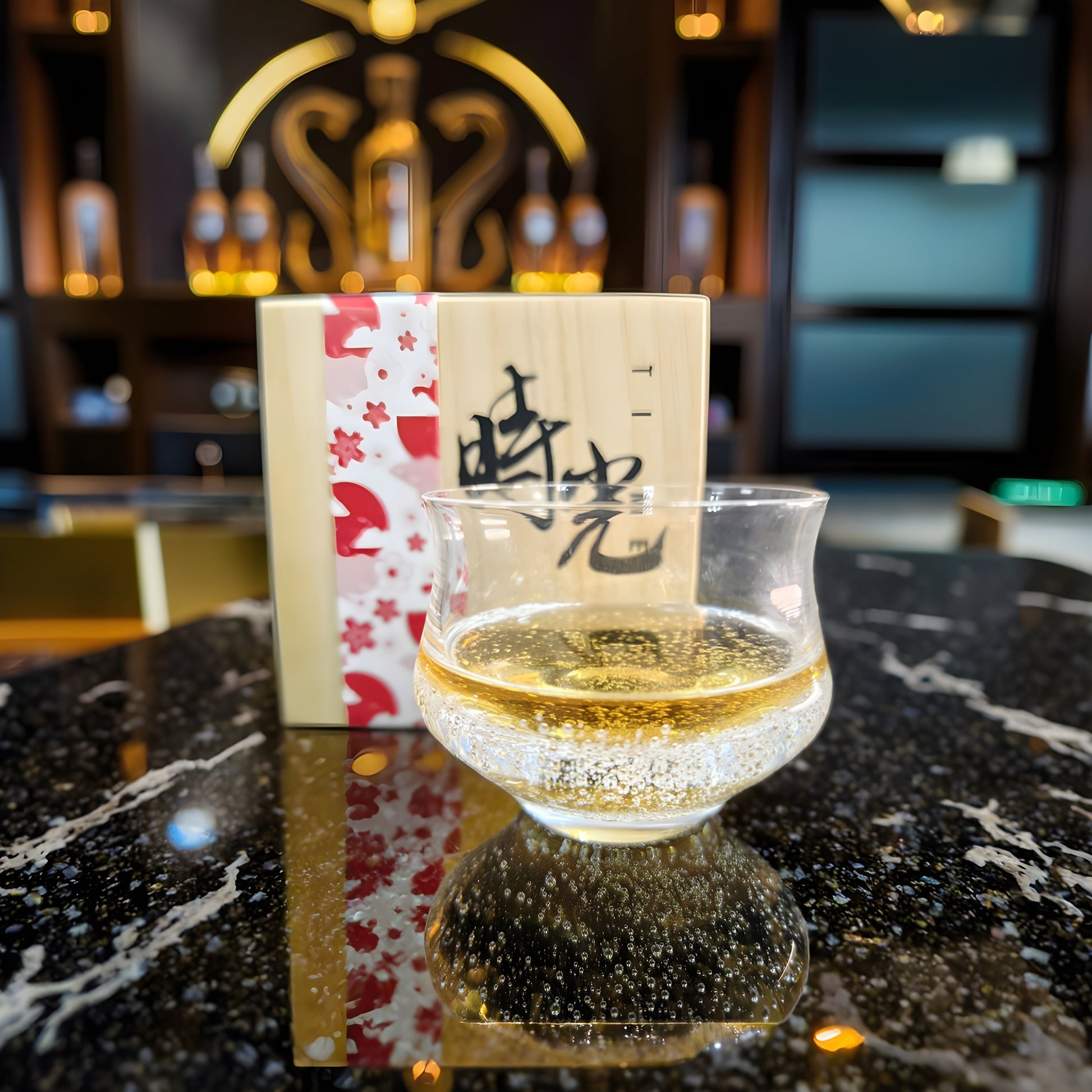 Bicchiere da Whisky - 'Neat Bubble' - Scatola in Legno GuerraHome