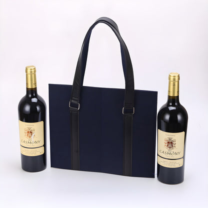 Borsa Porta Bottiglie Vino in Pelle – Modelli Singolo e Doppio | Vari Colori Eleganti GuerraHome