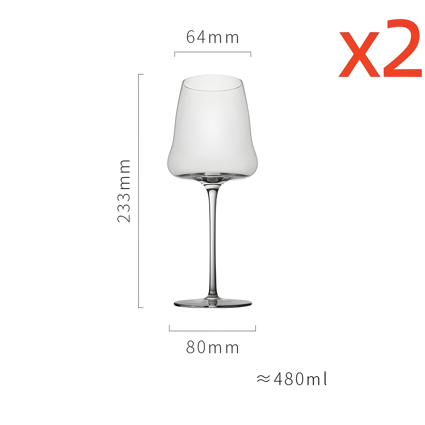 Coppia di Calici “Clouds” – Bordeaux 630 ml, Burgundy 480 ml e Flûte Champagne 300 ml