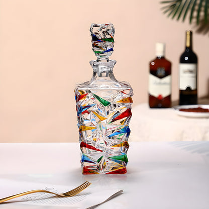 Set Bicchieri e Decanter in Cristallo 'Glaciale' – Collezione Murano | Design Ispirato a Zecchin GuerraHome