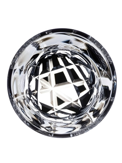 Bicchiere Edo Kiriko – ‘Fulmine Nero’ – Scatola in legno GuerraHome