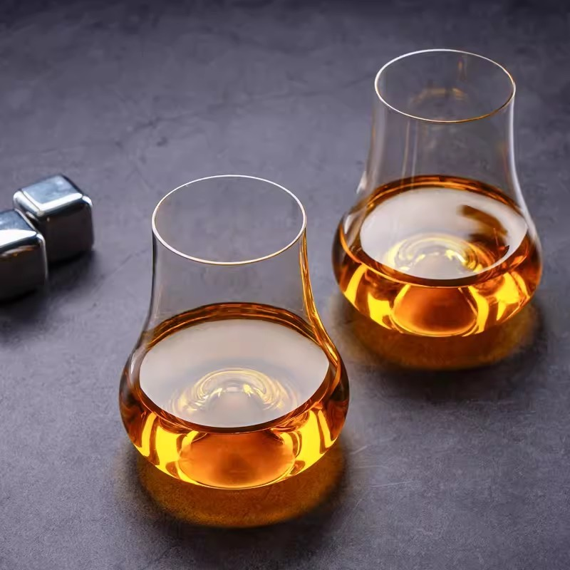 Famous Design Concave Bottom Copita Nosing Glass Whisky Snifer Whiskey Smell Tasting Cup Gather Aroma Brandy Liquor Wine Glasses GuerraHome
