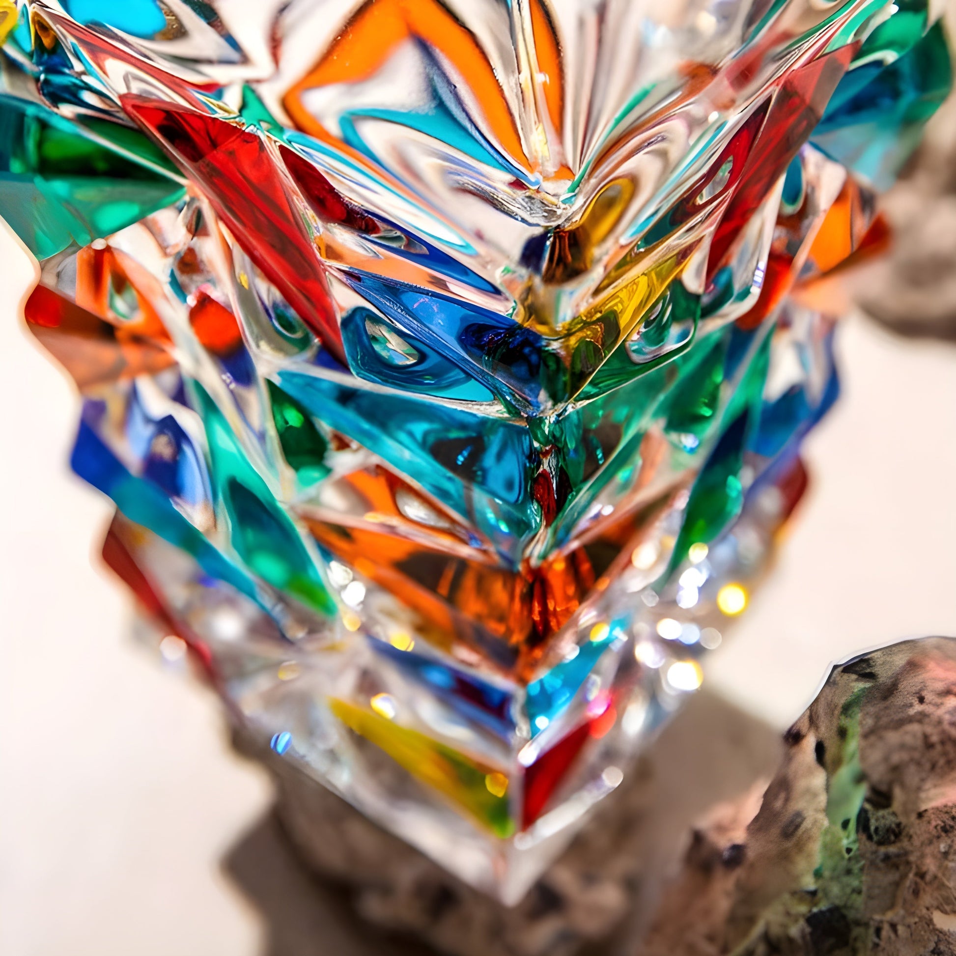 Set Bicchieri e Decanter in Cristallo 'Glaciale' – Collezione Murano | Design Ispirato a Zecchin GuerraHome