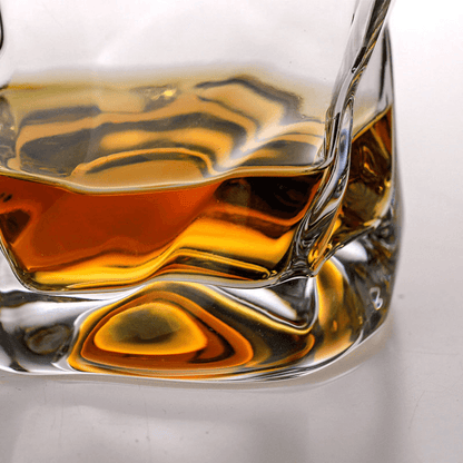 Bicchiere da Whisky Edo Kiriko – Corpo Increspato - Scatola In Legno GuerraHome