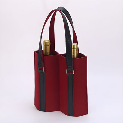 Borsa Porta Bottiglie Vino in Pelle – Modelli Singolo e Doppio | Vari Colori Eleganti GuerraHome