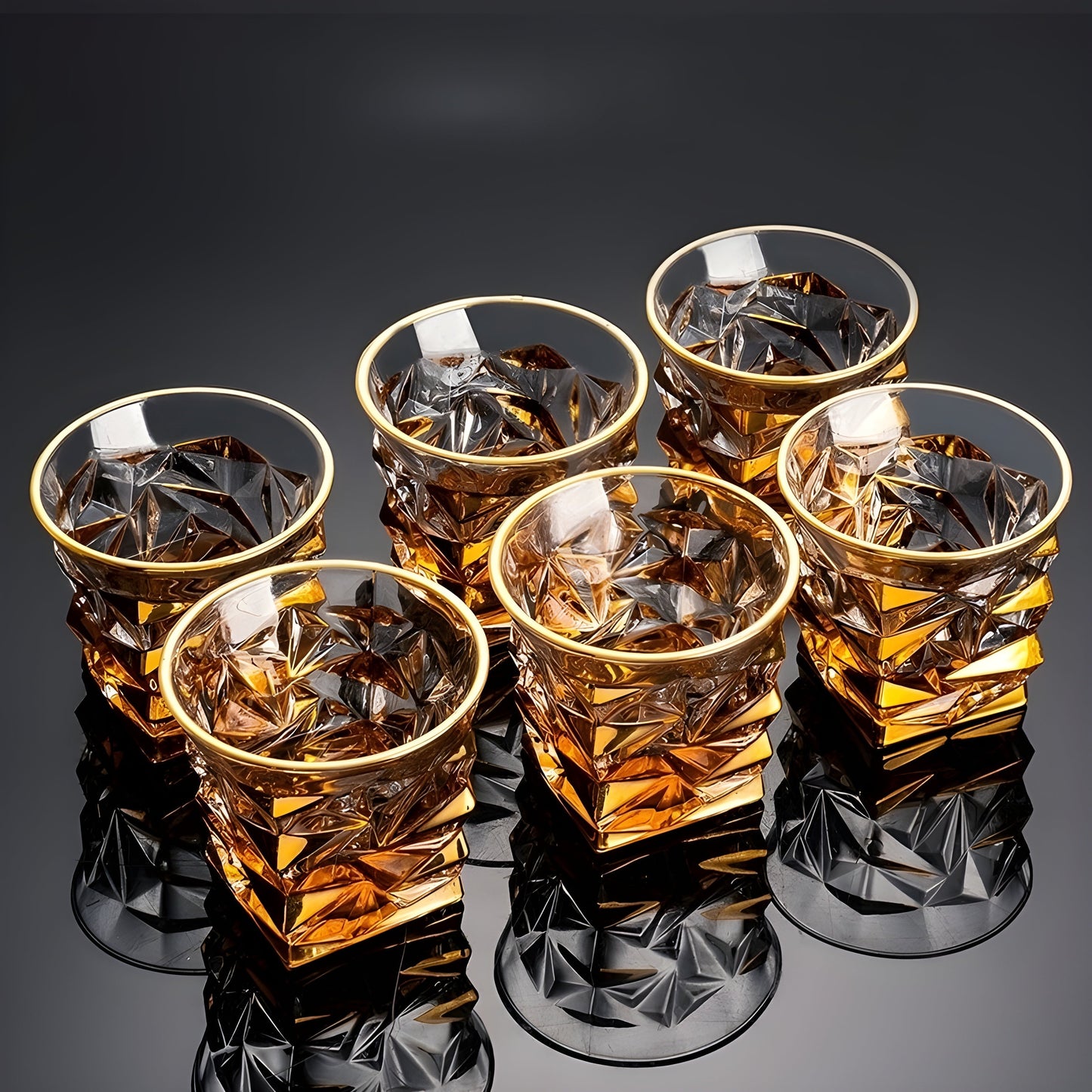 Set di Bicchieri 'Keyhuan' con Decanter  – Portabicchieri e Design Lussuoso GuerraHome