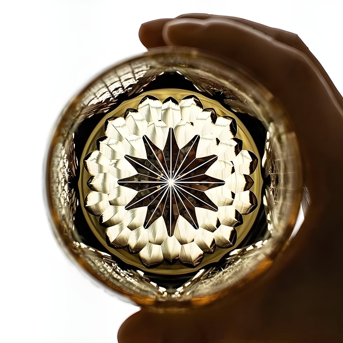 Bicchiere Edo Kiriko – ‘Brina Bianca’ – Scatola in legno GuerraHome