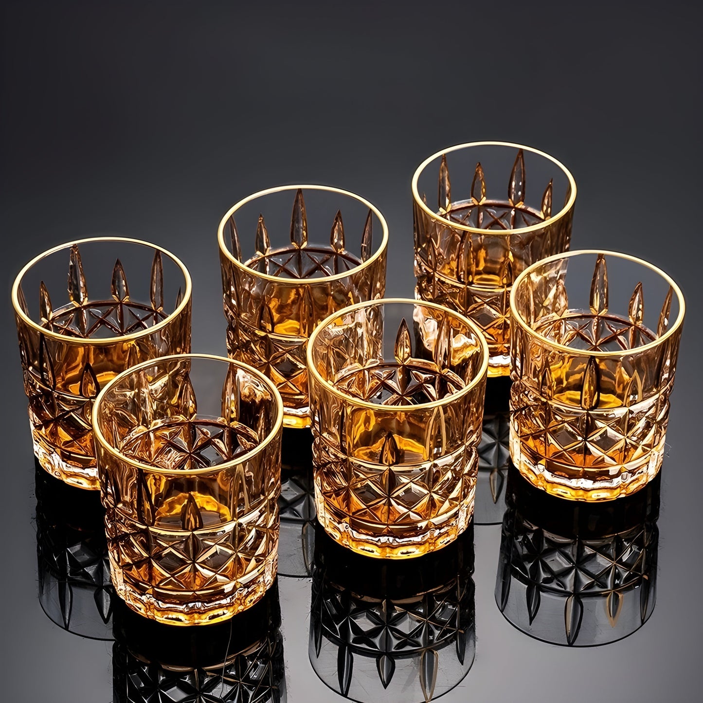 Set di Bicchieri 'Keyhuan' con Decanter  – Portabicchieri e Design Lussuoso GuerraHome