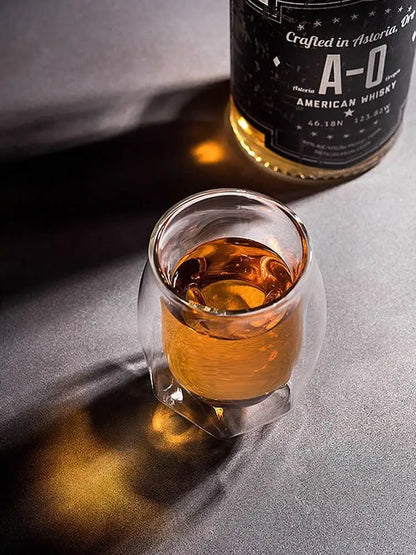 Bicchiere Professionale Whisky – 'Vortex'- Design a Doppia Parete