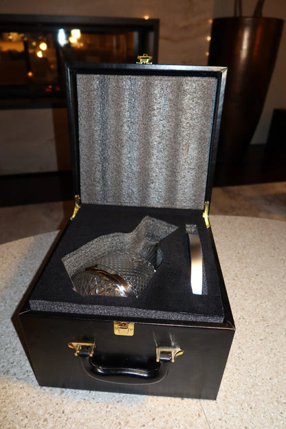 Decanter Vino "Crystal" rotante 360° GuerraHome