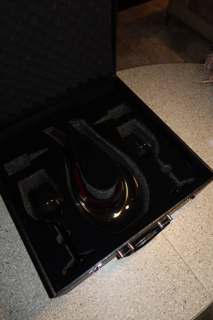 Coppia di Calici Red con Decanter "Waves" GuerraHome