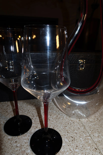 Coppia di Calici Red con Decanter "Waves" GuerraHome
