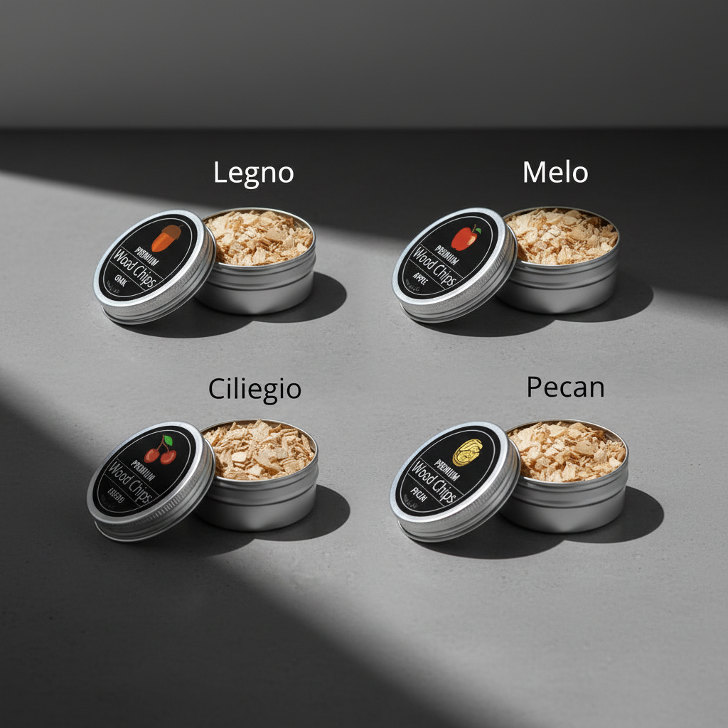 Affumicatore per Cocktail - Modello "Gold" - Scatola in legno