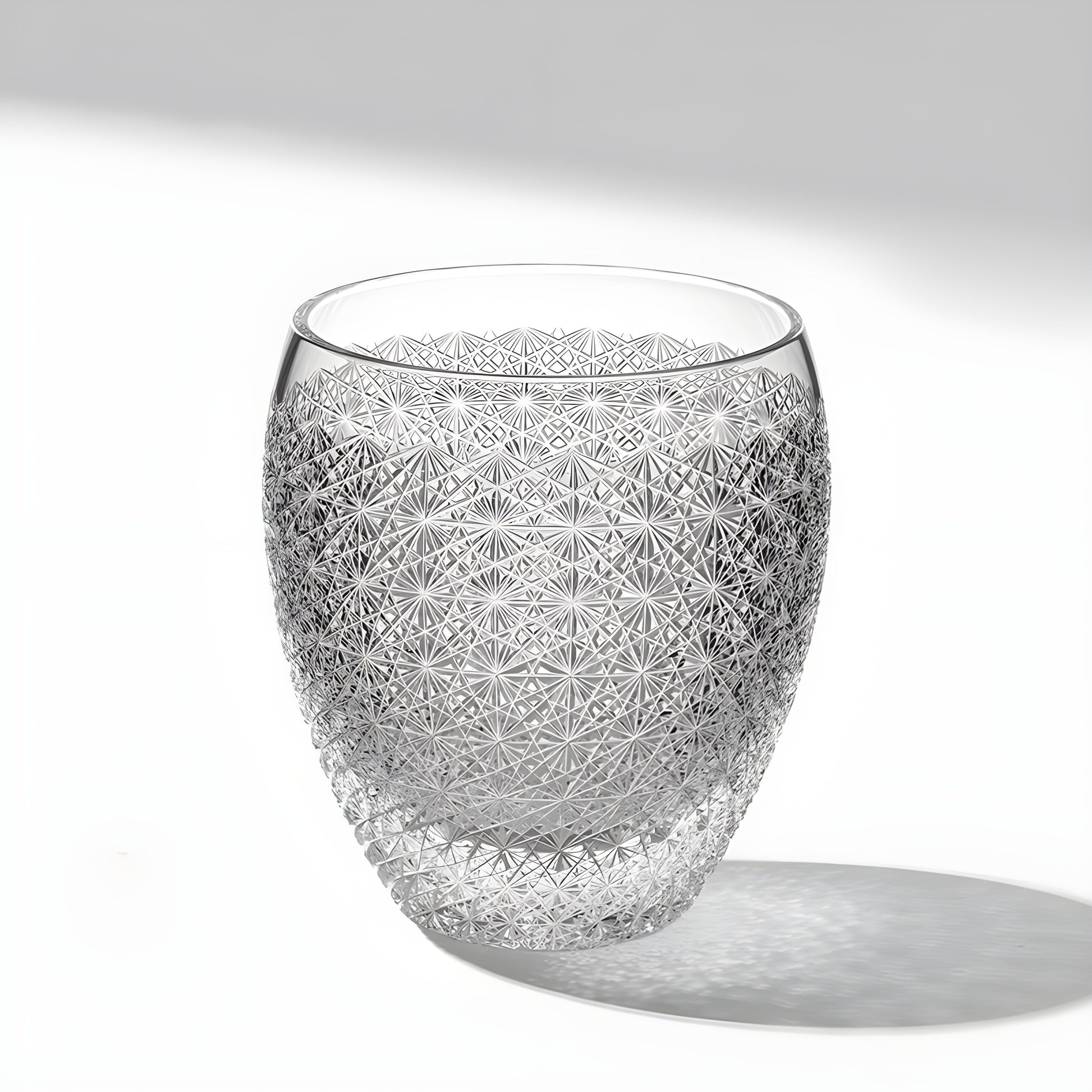 Bicchiere Edo Kiriko – ‘Via Lattea’ – Scatola in legno GuerraHome