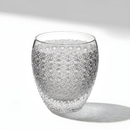 Bicchiere Edo Kiriko – ‘Via Lattea’ – Scatola in legno GuerraHome