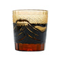 Bicchiere Edo Kiriko – ‘Monte Fuji’ – Scatola in legno GuerraHome