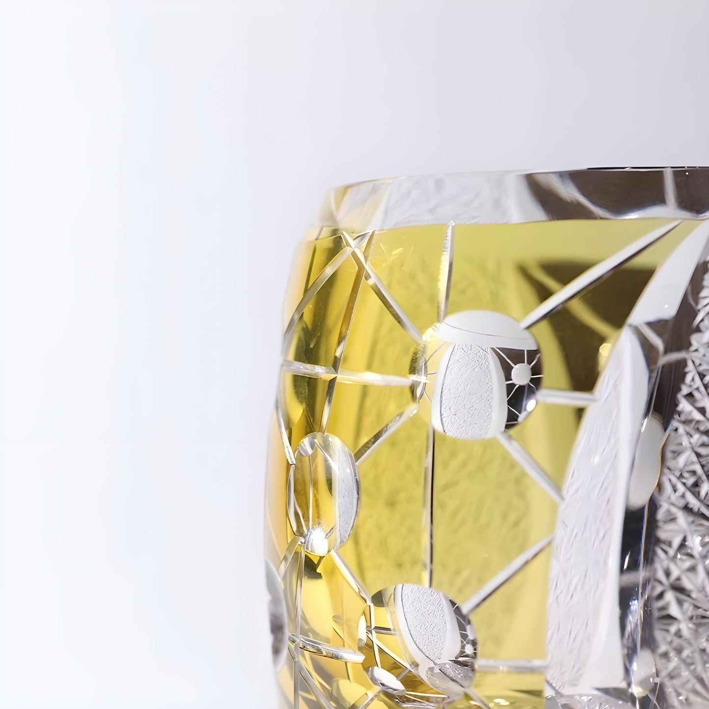 Bicchiere Edo Kiriko – ‘Venere’ (Oro/Nero) – Scatola in legno GuerraHome