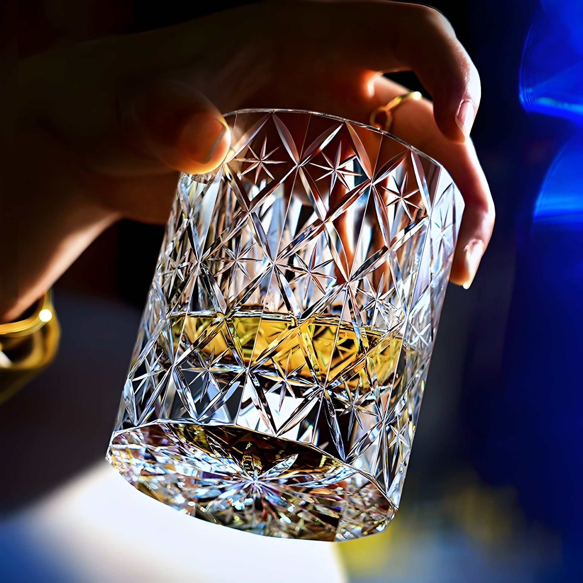 Bicchiere Edo Kiriko - 'Celestiale' - Scatola in legno GuerraHome