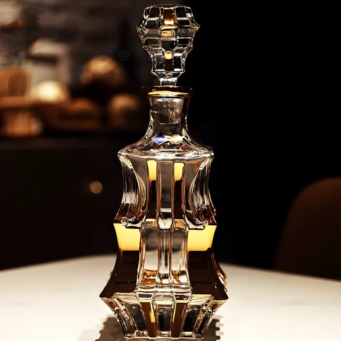 Set di Calici con Decanter 'Royal' in Cristallo Bohemia GuerraHome