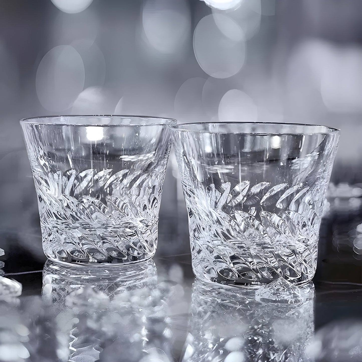 Bicchiere Cristallo – ‘GLORIA Angel Wings’ / ‘CRYSTA Light of Life’ – Scatola in legno GuerraHome