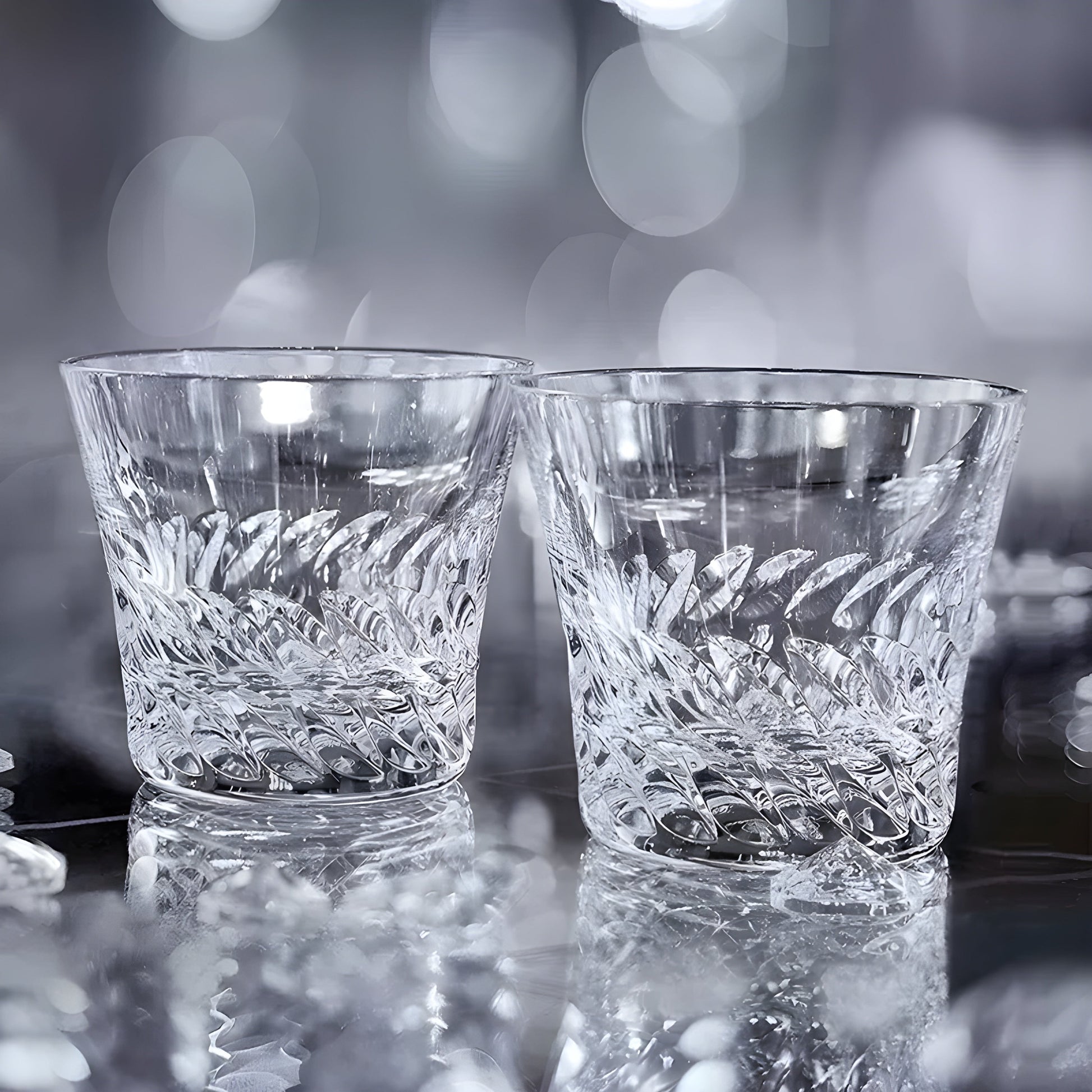 Bicchiere Cristallo – ‘GLORIA Angel Wings’ / ‘CRYSTA Light of Life’ – Scatola in legno GuerraHome