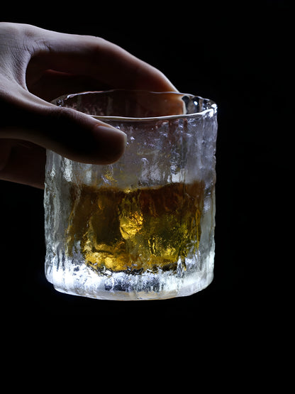 Bicchiere da Whisky – ‘Ghiaccio Nordico’ – Scatola in Legno GuerraHome