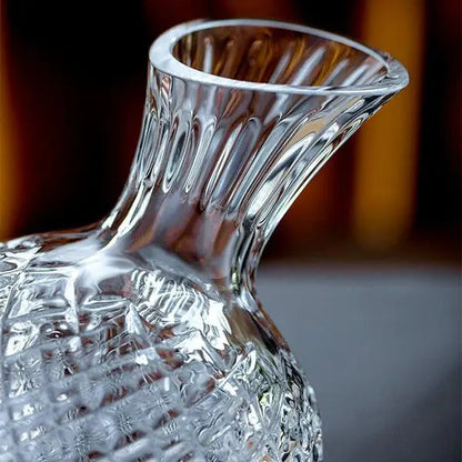 Decanter Vino "Crystal" rotante 360° GuerraHome
