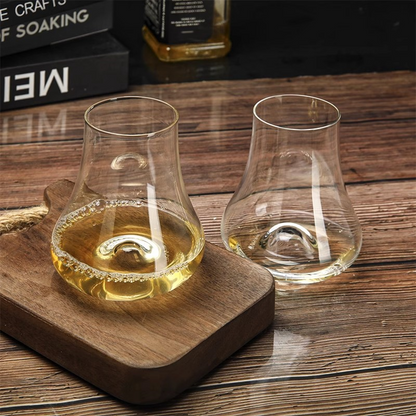 Famous Design Concave Bottom Copita Nosing Glass Whisky Snifer Whiskey Smell Tasting Cup Gather Aroma Brandy Liquor Wine Glasses GuerraHome