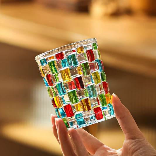 Bicchiere in Cristallo 'Tessuto di Luce' – Collezione Murano | Design Ispirato a Zecchin GuerraHome