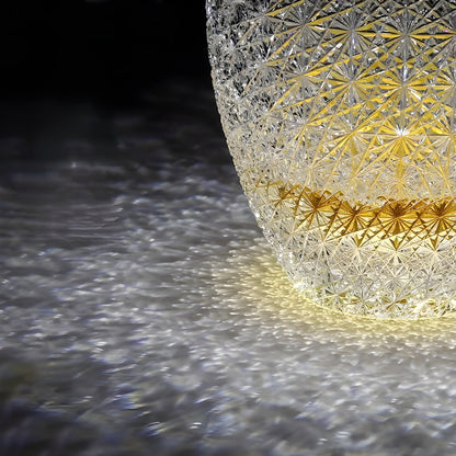 Bicchiere Edo Kiriko – ‘Via Lattea’ – Scatola in legno GuerraHome