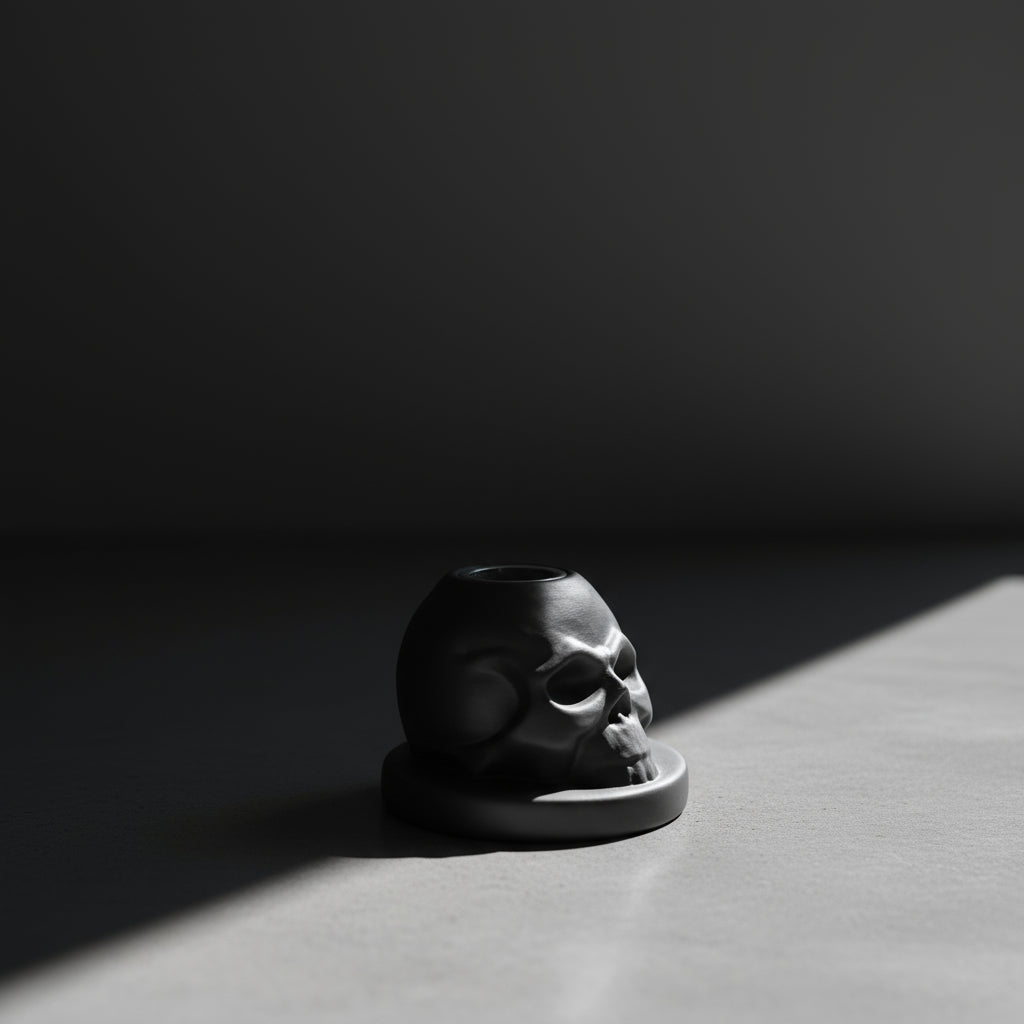 Set Affumicatore per Cocktail 'Skullfire' – Kit da Whisky con 4 Tipi di Legno – Box Regalo