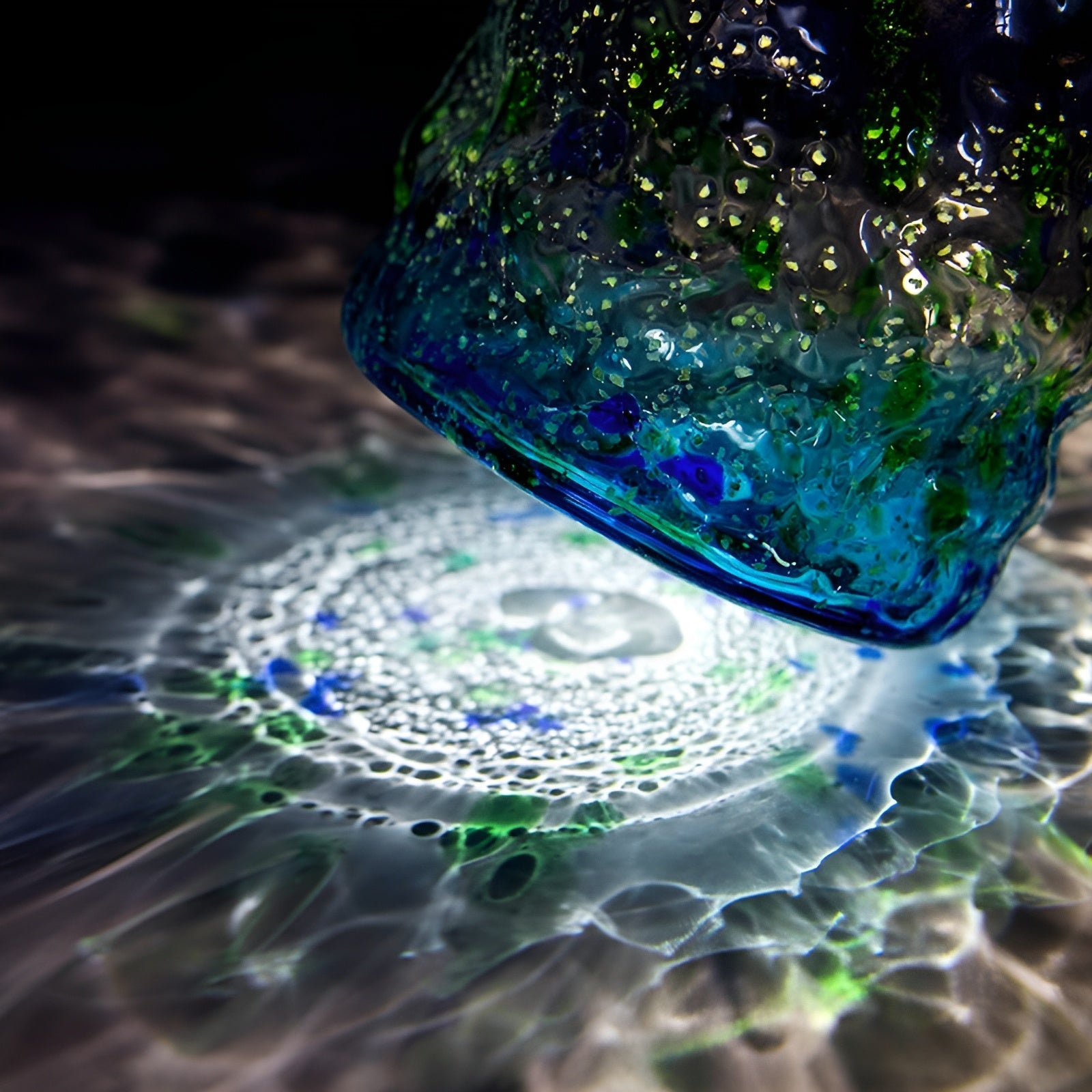 Bicchiere Artigianale Misuno – Effetto Notte Stellata GuerraHome