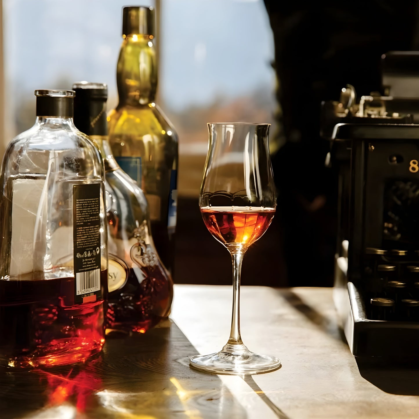 Calice da Degustazione Professionale in Cristallo – Bicchiere Tulip (Copita) per Whisky, Brandy, Rum e Cognac GuerraHome